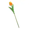 Flores Tulipán Artificiales de PU Mini Hidratantes Transfronterizos Flores Falsas Decoración del Hogar Adornos para Fotos Venta Directa de Fábrica