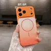 Funda de Teléfono Magnética Fina con Purpurina de Cielo Estrellado Transformable al Instante para Apple 17PROMAX Tendencia 16PRO Acrílico 11/12