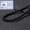 Atacado Ágata Negra Natural Grau 7A Contas Soltas Fio Longo Semi-Acabado Pulseira de Miçangas DIY Contas Espaçadoras Contas de Oração Acessórios
