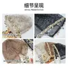Gorro bohemio con decoración de concha hueca para mujer, transpirable y favorecedor para el rostro, gorro de malla holgada para primavera y verano, moderno