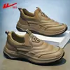 Huili 2026 Outono Novos Sapatos Masculinos, Sapatos Casuais para Caminhada Masculinos para Meia-Idade e Idosos, Sapatos Esportivos Confortáveis, Sapatos Masculinos com Solado Macio