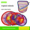 Malha de liga de alumínio espessada anel de malha cabeça triângulo nylon malha grande malha malha pano malha multi-especificação opcional
