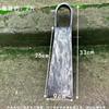 Azada de Acero Forjado para Rastreo, Herramienta de Excavación Tradicional de Acero Completo, Herramienta Agrícola para Despeje de Terreno y Plantación al Aire Libre, Azada de Bambú para Excavación, Herramienta para Remover Tierra