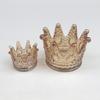 Cenicero de cristal creativo, corona para el hogar, artesanías, candelabro, adornos, soporte para cera, caja de almacenamiento de joyas, venta al por mayor