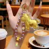 Colgante Llavero de Oro Puro 999, Colgante para Teléfono Móvil, Colgante de Caballo Dorado, Riqueza Instantánea, Regalo de Negocio, Artículo Promocional