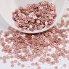 Cuentas Redondas Frosted de Bordado Francés de 2-4mm Lentejuelas PVC Mate Accesorios para Joyería Hechos a Mano DIY en stock