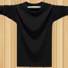 Comercio Exterior 2026 Primavera y Otoño Sudadera Básica Casual para Hombre Camiseta Deportiva de Color Sólido Top Holgado de Talla Grande de Manga Larga para Hombre