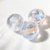 Resina Colorida Incrustada Tiras Coloridas Cuentas de Estrella Collar de Bricolaje Pendientes Joyería Cadena para Coche Accesorios de Cristal Cadena para Teléfono Móvil Cuentas
