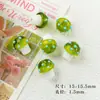 [creme de bolo] contas de vidro de cogumelo contas soltas contas feitas à mão pulseira colar DIY acessórios de joias materiais