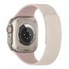 Correa de Reloj Magnética Suave con Patrón de Lichi Adecuada para Apple 9ª y 10ª Generación iWatch S11 Ultra Pulsera Magnética de Silicona Bicolor