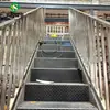 Escadas de Aço em Formato de I Galvanizadas a Quente para Vilas Externas Corrimão de Escada de Liga de Alumínio de Engenharia à Prova de Oxigênio para Exterior Exportação