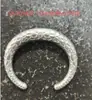 Pulseira de Aço Inoxidável Personalizada, Anel Redondo Vazado Retrô Liso de Alta Qualidade, Pulseira Feminina, Pulseira, Joias de Aço Titânio