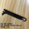 Suporte para pilar A braço de suporte de tubo redondo gancho para pendurar lenço roupas lateral peça de inserção de tubo redondo 25 acessórios para guarda-roupa