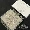Wuzhou K9 súper brillantes 6x10 diamantes de imitación con forma de huevo de paloma 1:1 réplica de accesorios de uñas decorativas Huazi de fondo puntiagudo DIY