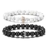 Pulseira Tecida Nova Casal Transfronteiriça, Pulseira Magnética Eterna Coração de Pêssego com Placa de Nome, Joias para Meninas Atacado