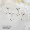 Accesorios Populares para Uñas con Borlas de Aleación y Diamantes Rosas, Colgante de Mariposa y Corazón de Plata Ultrabrillante de Lujo Ligero, Accesorios para Uñas Portátiles