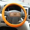 Cubierta de silicona para volante con textura de lichi al por mayor, flexibilidad plegable, buena resistencia a los arañazos, cuero protector para volante de coche