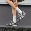 Sapatos Femininos Respiráveis com Argan Casuais para Estudante Versáteis Esportivos Casuais Sola Grossa Sapatos de Treino Alemães Sola Macia Leves Esportivos Retrô