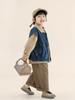 Chaleco de Mezclilla Changguo Clothing para Niños Chaleco Exterior Estilo Coreano Holgado para Niños Pequeños Estilo Otoño