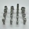 Conector Rápido de Acero Inoxidable 304 para Metanol Etanol de Alcohol Conector Tipo C de Presión Negativa Conector de Tubería de Gas Líquido Fabricante Venta al por Mayor