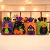 Bolsa de Tote de Calabaza de Bruja de Halloween para Dulces Festival de Fantasmas Centro Comercial Guardería Bolsa de Regalo de Galleta Decoración de Halloween