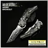 Mercadorias do jogo Dark Zone: Faca de bolso Repentance 22cm modelo em liga arma de brinquedo, não afiada, ornamento de artesanato colecionável