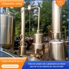 Equipamento de cristalização de concentração de evaporação de aço inoxidável do evaporador MVR dispositivo de tratamento de águas residuais equipamento de processador de águas residuais