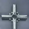 Accesorios para Secador de Piso de Conexión 4/6 Hebilla Cruzada Pieza de Fijación en T Tubo de Acero Inoxidable de 20/25 mm Accesorios