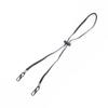 Em estoque chapéu à prova de vento corda 5mm chapéu de pescador chapéu guarda-sol corda fixa acessórios máscara cordão elástico fábrica atacado