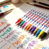 Plumón de Pintura Blanca de Colores No Borrable para Llantas de Coche, Graffiti en Álbumes de Fotos, Pintura Hecha a Mano DIY, Venta al por Mayor de Marcadores