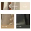 Cortinas de Chenilla de Doble Cara Estilo Vintage, Cortinas Opacas para Dormitorio, Nuevo Estilo de Alta Gama, Cortinas Estilo Retro Crema para Sala de Estar