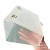 Fornecimento de Caixas de Doces Acrílicas, Caixas de Exibição, Alta Transparência, Caixas Espessadas, Caixas Retangulares à Prova de Poeira com Tampa Flip-Top para Supermercado