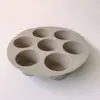 Fábrica em estoque molde de bolo de silicone com 7 furos acessórios para air fryer ferramentas de panificação produtos quentes da Amazon