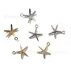 Accesorios DIY de Aleación 21X19mm Colgante Estrella de Mar Oceánica Collar Pulsera Pendientes Llavero Accesorios para Joyería Venta al por Mayor