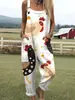 Estilo vacaciones de verano transfronterizo estilo playa holgado mono largo estilo playa Amazon vestido de tirantes
