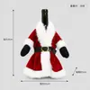 Capa de Garrafa de Vinho de Natal Transfronteiriça, Tecido Estilo Fantasia do Papai Noel Decoração de Mesa para Garrafa de Vinho Tinto
