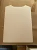 Papel de Forro de Cartulina Blanca Doble Cara, Cartón para Ropa, Cartón de Forro para Prendas, Cartón para Doblar Camisetas y Camisas, Cartón Rígido, Papel de Envoltura para Ropa