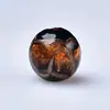 Contas de vidro na cor cinza de cinzas de incenso, pulseira feminina, pulseira com múltiplas contas, pulseira de casal para homens e mulheres, tecelagem tradicional de contas de cinco cores feita à mão, atacado