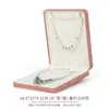Caja de Joyería con Hebilla de Broche Octagonal de Encaje para Compromiso Caja para Colgante de Anillo Conjunto de Pulsera y Collar de Moda Caja Decorativa