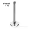 Base para Piercing Labial de Liga de Titânio F136, Stud de Orelha Finamente Polido, Haste de Base Plana de 4mm Haste de Reposição Acessório, Joias para Piercing