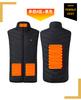 Selección Estricta de Chaleco Calefactor Transfronterizo Chaqueta Acolchada de Algodón Chaleco de Cuello Vertical Calefacción Inteligente para Hombre Invierno Chaleco Calentador Eléctrico de Temperatura Constante para Mujer