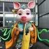 Linternas con Forma de Animales del Zodiaco Chino, Linternas de Año Nuevo, Artesanías Tradicionales del Festival de los Faroles, Encendiendo los Faroles