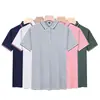 Camisa polo logo estampado ropa de trabajo fija manga corta conjunto solapa camiseta publicidad camisa cultural ropa de trabajo empresa bordado