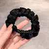 Nuevas scrunchies de alta gama, color sólido, alta elasticidad, que no dañan el cabello, perfectas para coletas y chongos, accesorios para el cabello simples y elegantes para el uso diario