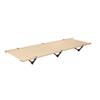 Cama plegable de exterior, cama de campaña de doble uso alto y bajo, aleación de aluminio, portátil, cama para la hora del almuerzo en la oficina, pesca, camping, cama individual