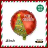 Globos de Navidad Papel de Aluminio Papá Noel Renos Navideños Muñeco de Nieve Árbol de Navidad Dibujos Animados Arreglo Decoración Inflable