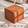 Banqueta de Almacenamiento Estilo Antiguo de Lujo Ligero para Uso Doméstico en la Sala de Estar o Dormitorio, Banqueta de Almacenamiento de Cuero para Piso de Sofá para Cambiar Zapatos