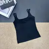 Camisola de Color Sólido sin Mangas con Doble Tirante Básica Sencilla Ajustada Prenda Interior Elástica Cómoda Ropa Exterior para el Día a Día 3585