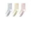Calcetines de algodón puro, sencillos y holgados para dormir en todas las estaciones, adecuados para mujeres, personas mayores, mujeres embarazadas, mujeres en posparto y niñas, de longitud media hasta la pantorrilla, sin apretar