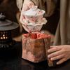 Rosa Melocotón Flor de Melocotón Pintada a Mano Taza Rápida Cerámica Portátil Set de Té de Viaje para una Persona Set para Preparar Té al Aire Libre Bolsa de Almacenamiento
